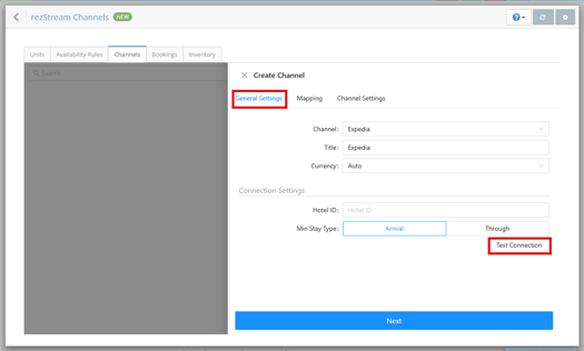 Channel Connection Status