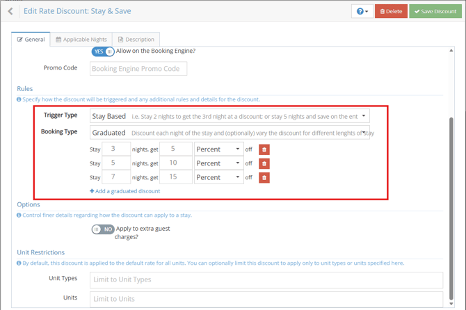 Graduated Rate Discount