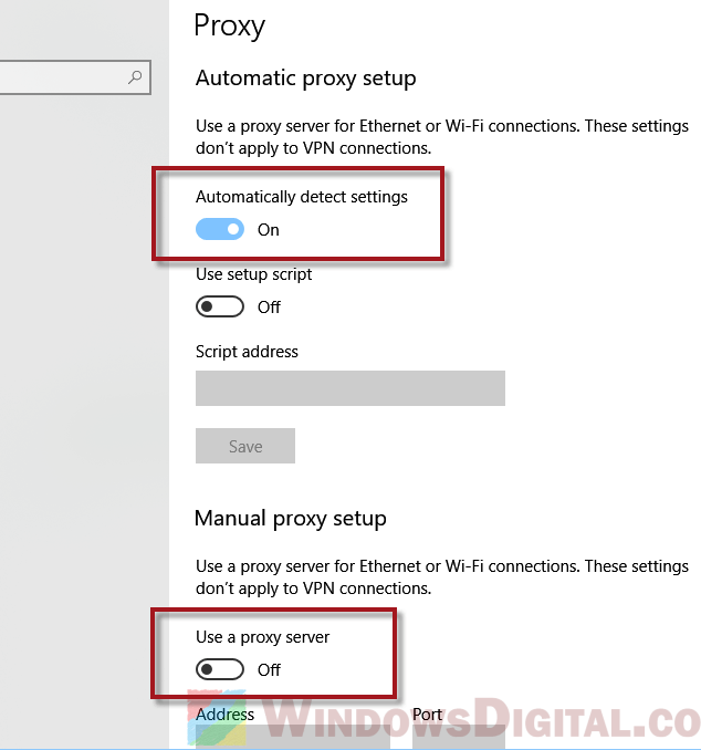 How to Disable Proxy Settings in Windows 10 Permanently