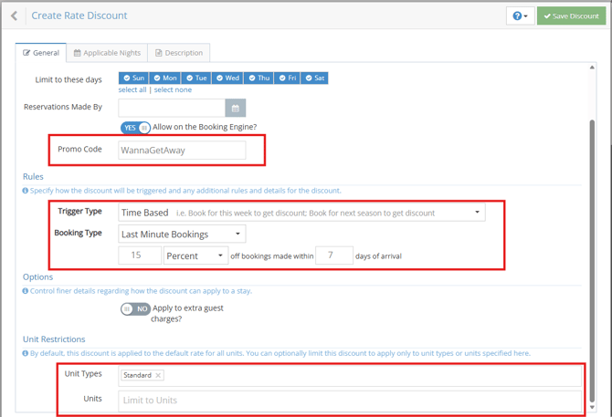 Wanna Get Away Rate Discount